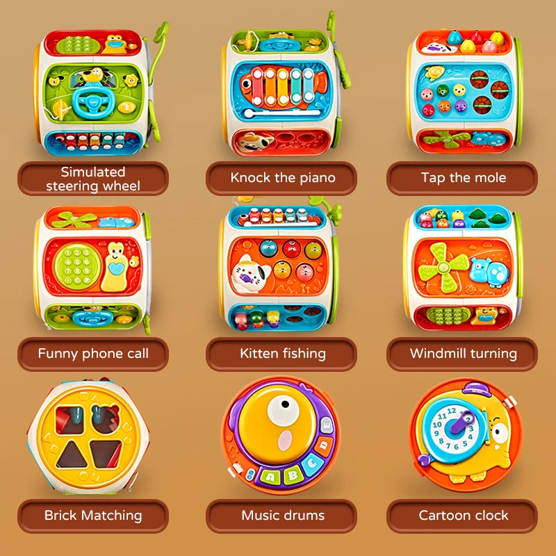 Baby Cell Phone Toy – Musical Light-Up Educational Phone for Toddlers - Kidz Garage