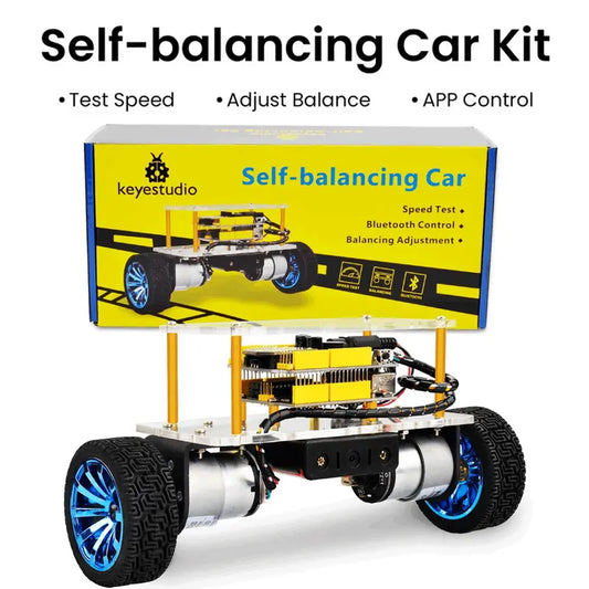 Self-Balancing Robot Car Kit for Arduino – STEM DIY Electronics Set with Bluetooth Control, Robotics Programming - Kidz Garage