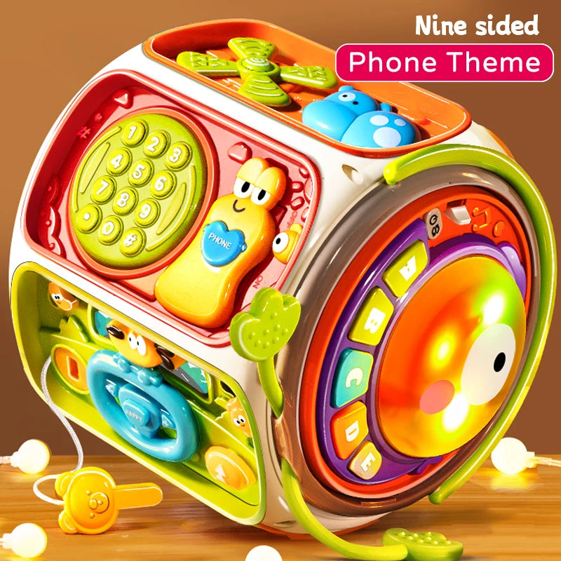 Baby Cell Phone Toy – Musical Light-Up Educational Phone for Toddlers - Kidz Garage