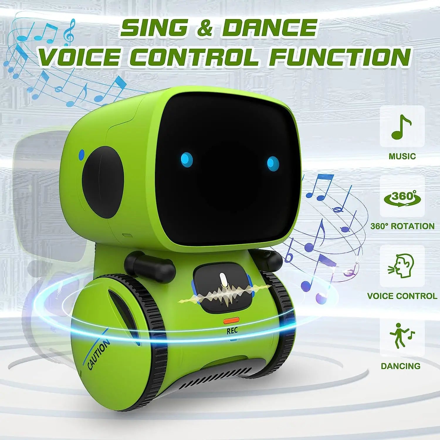 Smart Robot T – Voice Control, Singing, Dancing, Recording & Talking Interactive Robot - Kidz Garage