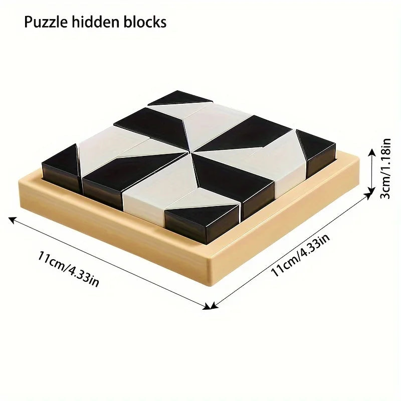 120-Level Hidden Block Brain Puzzle (Ages 6+) - Kidz Garage