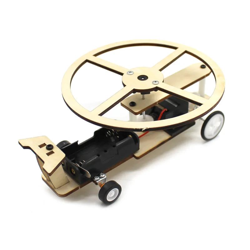 Wooden Helicopter No.1 – DIY Sliding Aircraft Educational Toy Kit for Kids - Kidz Garage