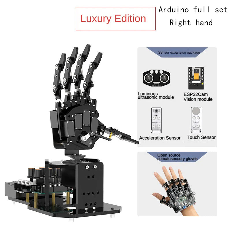 STEM Bionic Robot Hand Manipulator Kit – Arduino - Educational Kit - Kidz Garage