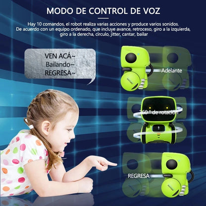 Smart Robot T – Voice Control, Singing, Dancing, Recording & Talking Interactive Robot - Kidz Garage