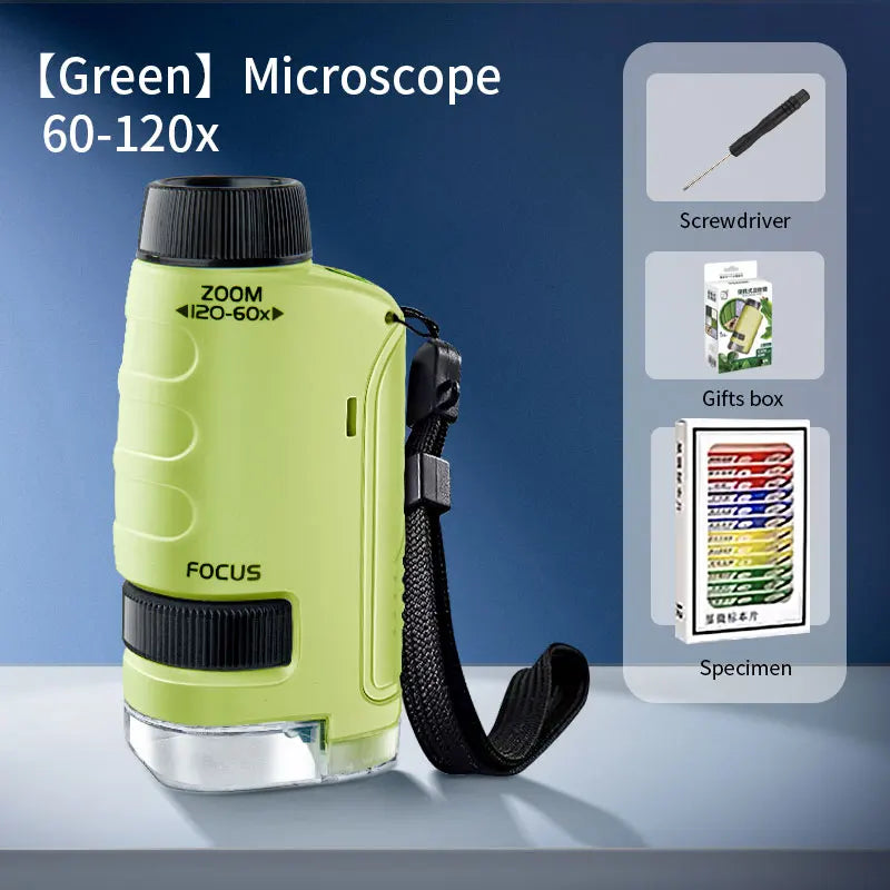 Kids Science Microscope Toy – STEM Learning Kit for Young Explorers (Ages 3+) - Kidz Garage