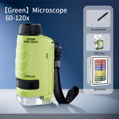 Kids Science Microscope Toy – STEM Learning Kit for Young Explorers (Ages 3+) - Kidz Garage