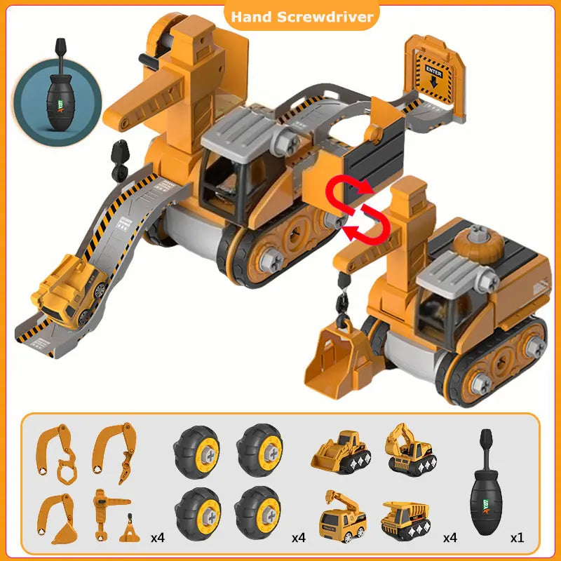 DIY Assembly Construction Kit  – STEM Learning and Imaginative Play - Kidz Garage
