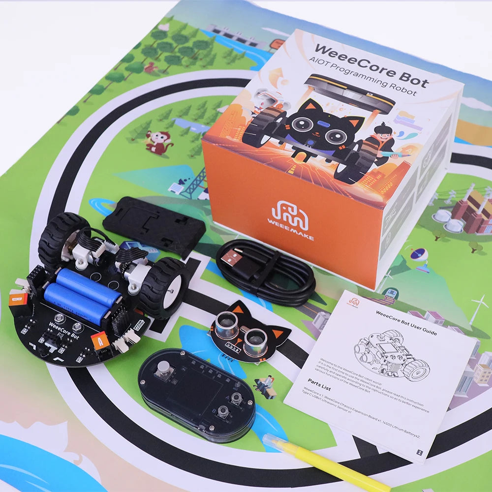 AI STEM Coding & Drawing Robot Kit with Voice, Scratch & Python Programming | IoT & STEAM Education for Kids - Kidz Garage