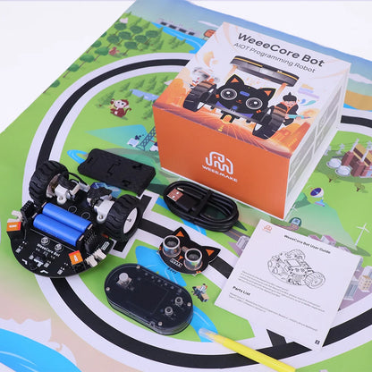 AI STEM Coding & Drawing Robot Kit with Voice, Scratch & Python Programming | IoT & STEAM Education for Kids - Kidz Garage