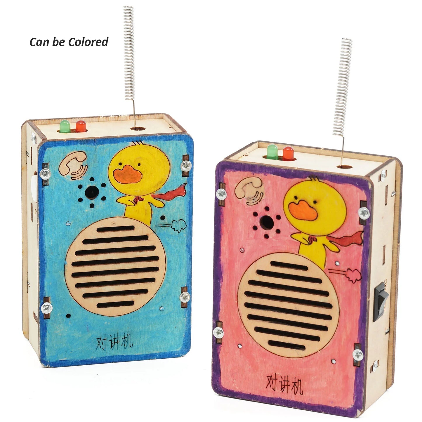 DIY Wireless Walkie-Talkie Model – STEM Science Experimental Toy Kit for Kids - Kidz Garage