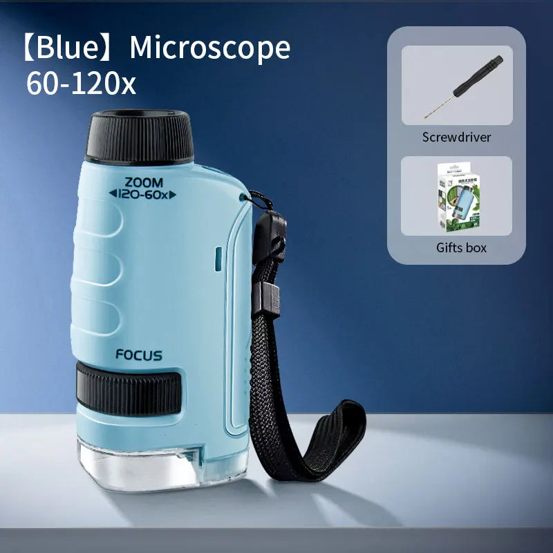 Kids Science Microscope Toy – STEM Learning Kit for Young Explorers (Ages 3+) - Kidz Garage