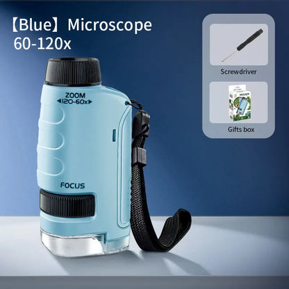Kids Science Microscope Toy – STEM Learning Kit for Young Explorers (Ages 3+) - Kidz Garage