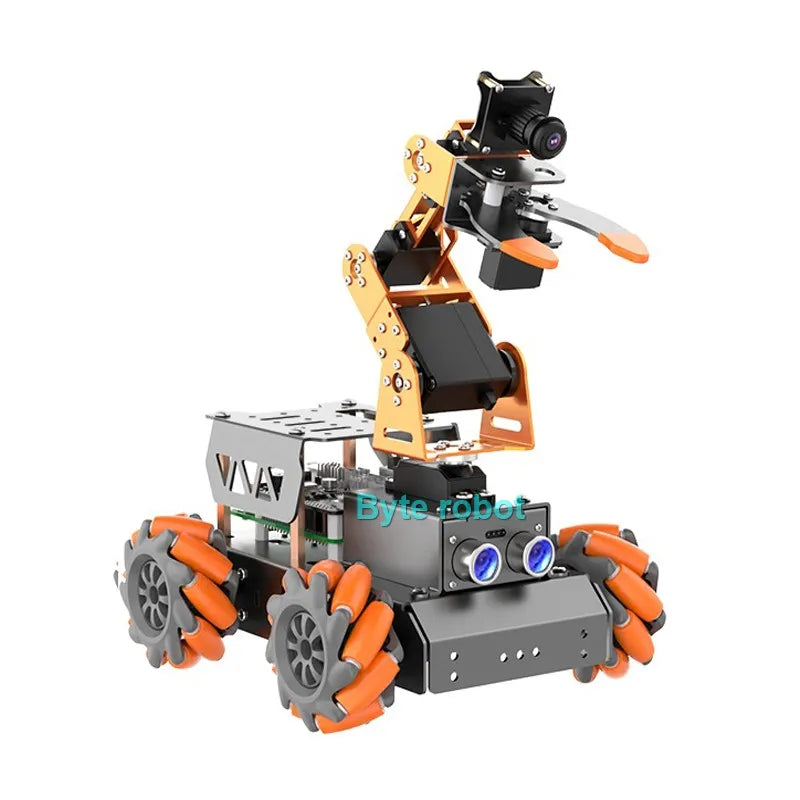AI Robot Car Kit with Robotic Arm – Open Source  DIY Robot | STEM Coding & AI Education Kit - Kidz Garage