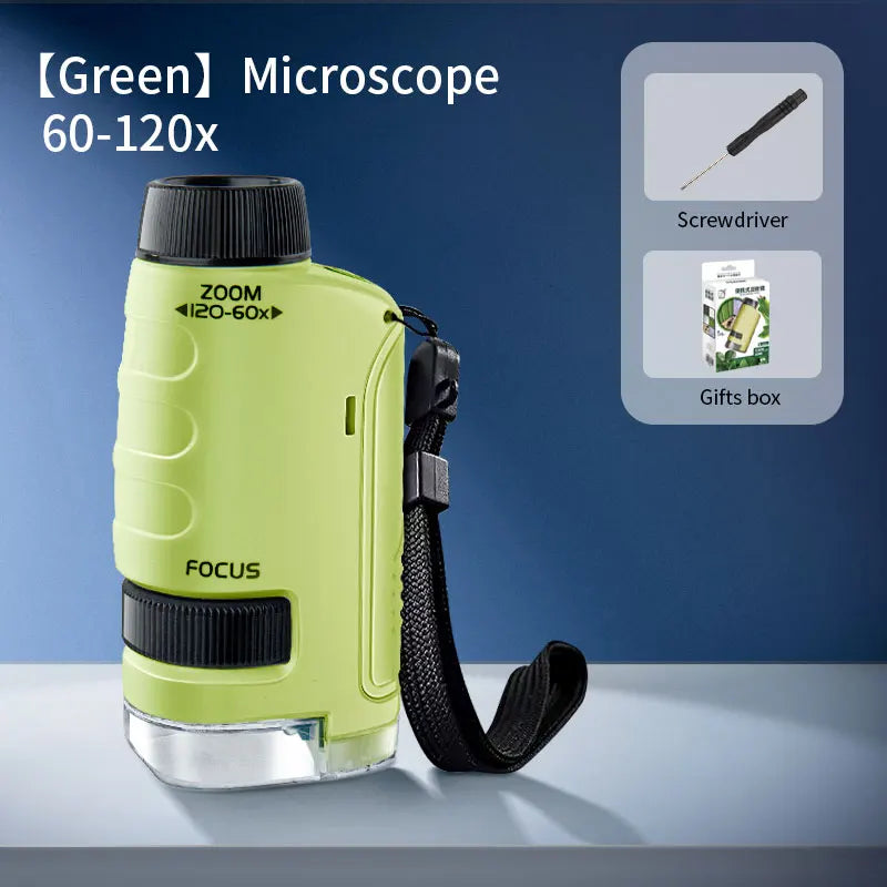 Kids Science Microscope Toy – STEM Learning Kit for Young Explorers (Ages 3+) - Kidz Garage