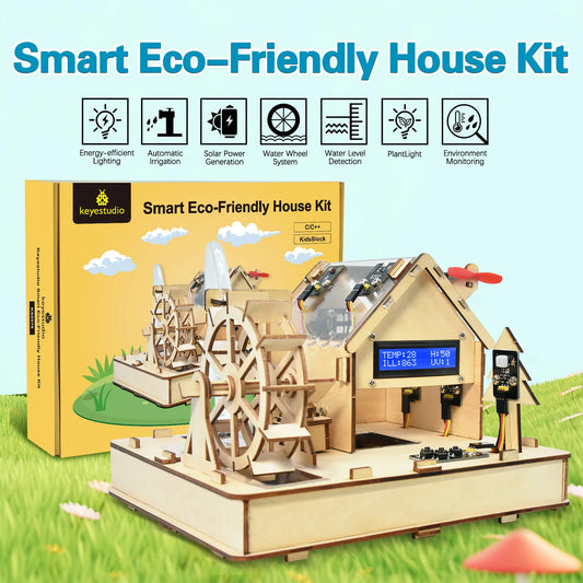 Smart Eco-Friendly House Starter Kit for Arduino – DIY C++ Programming Educational Kit - Kidz Garage