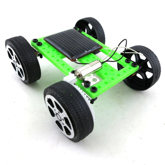 DIY Handmade Assembled Solar Energy Toy Car – Creative Science Physical Gizmo Learning Kit for Kids - Kidz Garage