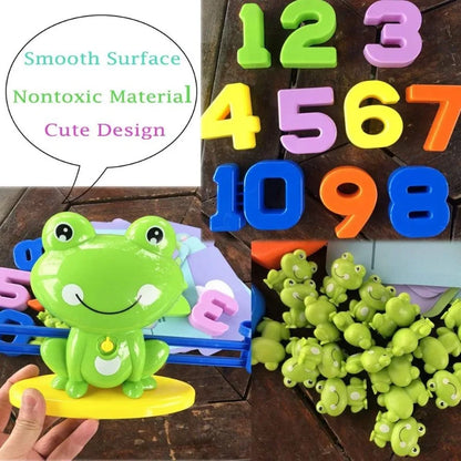 STEM Montessori Frog Balance Math Game – Educational Counting Toy for Kids Ages 3+ - Kidz Garage