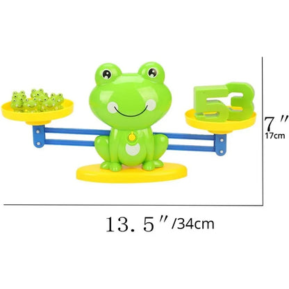 STEM Montessori Frog Balance Math Game – Educational Counting Toy for Kids Ages 3+ - Kidz Garage