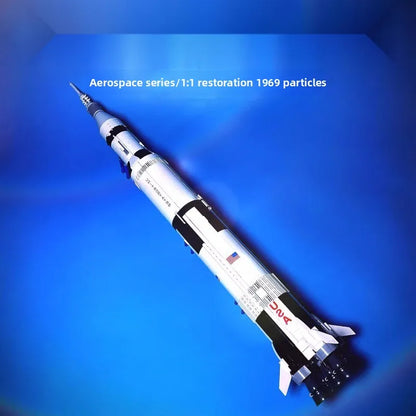 900PCS Space Rocket Model Building Blocks – 100cm Educational Toy - Kidz Garage