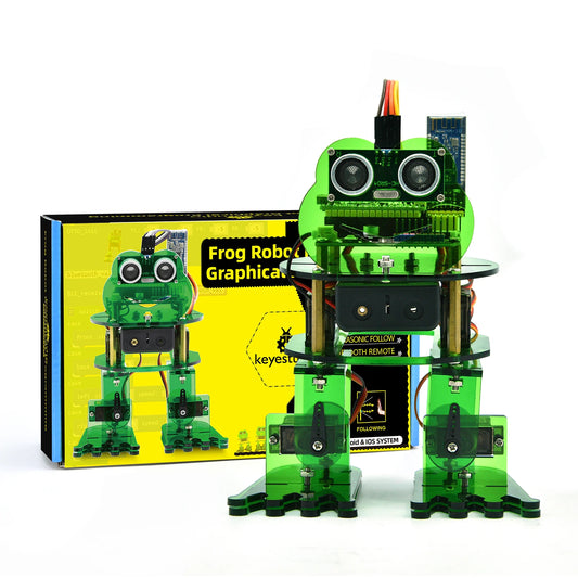 Frog Robot With Graphical Programming for Arduino Nano – DIY STEM Educational Robotics Kit - Kidz Garage