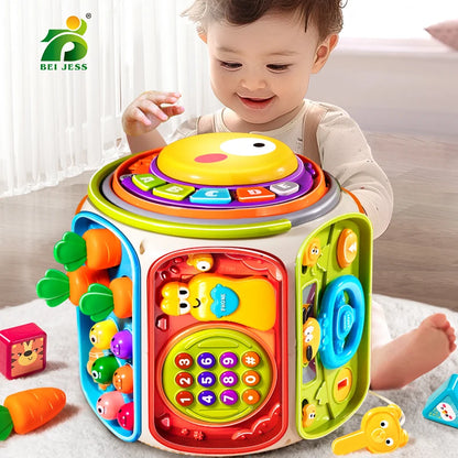 Baby Cell Phone Toy – Musical Light-Up Educational Phone for Toddlers - Kidz Garage