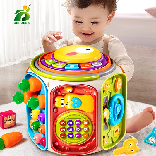 Baby Cell Phone Toy – Musical Light-Up Educational Phone for Toddlers - Kidz Garage