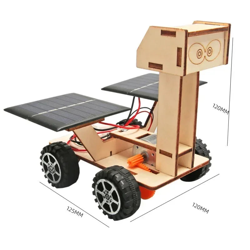 Solar Lunar Exploration Vehicle – DIY Mars Rover Robot STEM Kit for Kids - Kidz Garage