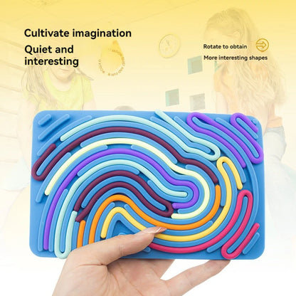 Silicone Sensory Activity Board – Montessori Fidget Toy for Skill Development - Kidz Garage