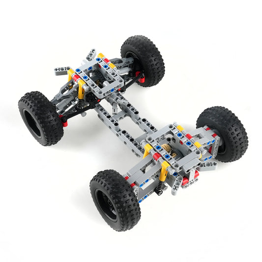 4WD Suspension & Differential Steering Axle Building Kit - Educational STEM Toy - Kidz Garage