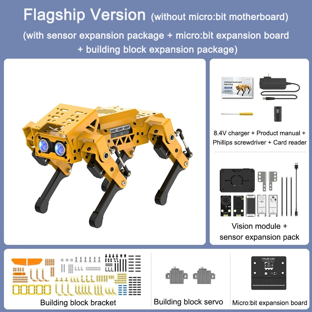 AI Robot Dog – Visual Bionic Robotics Kit , stem, Arduino & Scratch Programming - Kidz Garage